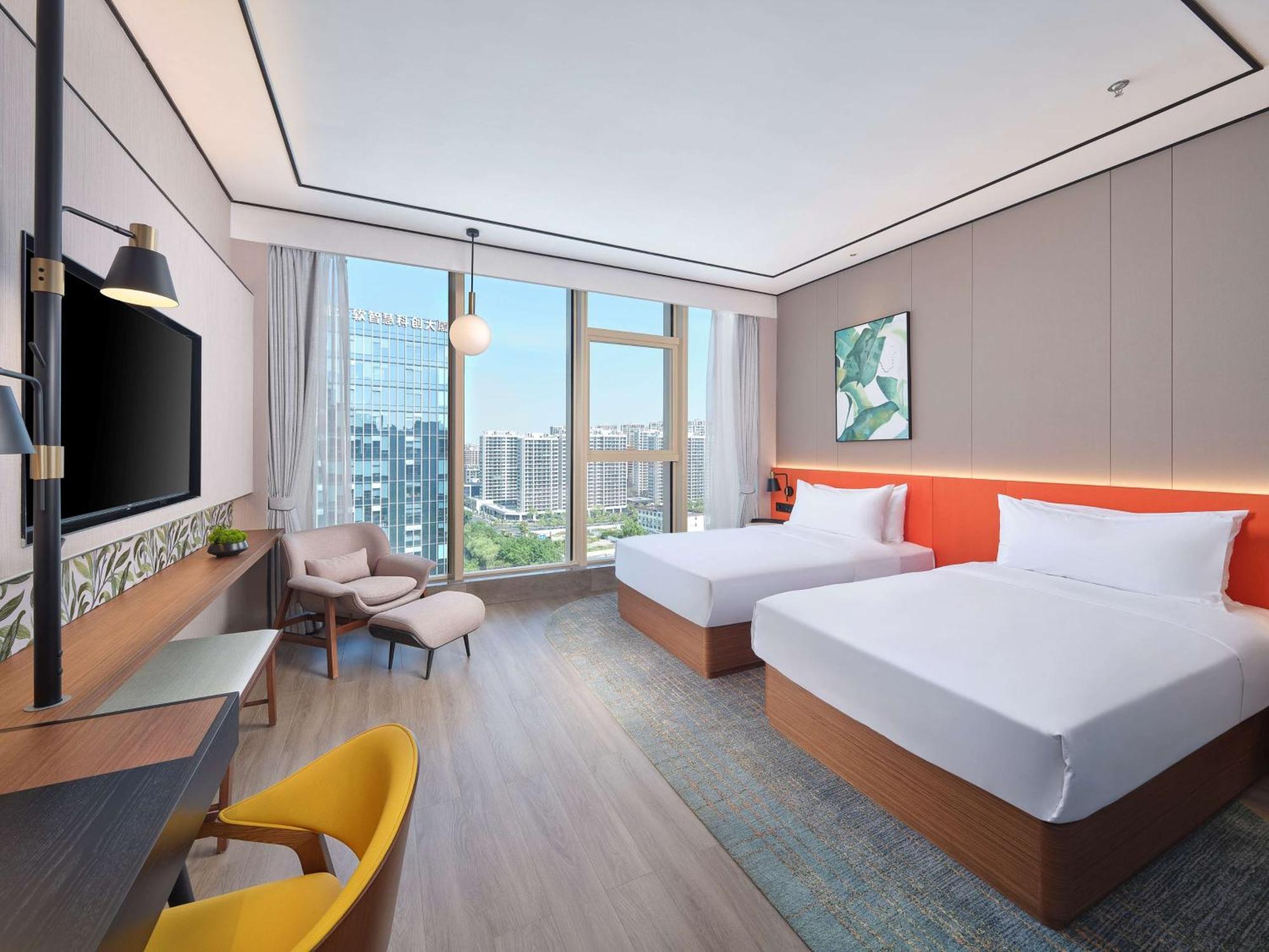 Hilton Garden Inn Hangzhou Xixi Zijingang ภายนอก รูปภาพ